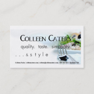 Carte De Visite fourchette