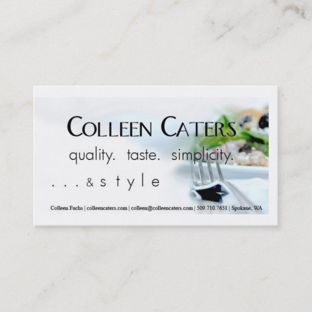 Carte De Visite fourchette (Devant)