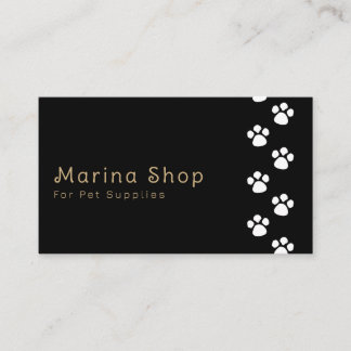 Carte De Visite Fournitures alimentaires pour animaux de compagnie