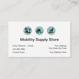 Carte de visite Fournitures de mobilité Médicale