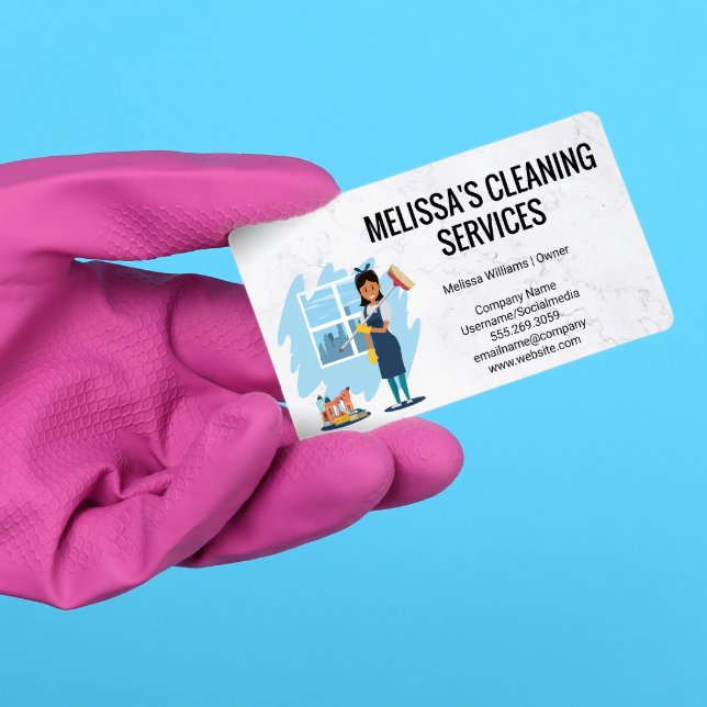 Carte De Visite Fournitures et outils de nettoyage | Nettoyage de  (Créateur téléchargé)