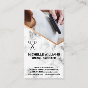 Carte De Visite Fourrure de chien composeur