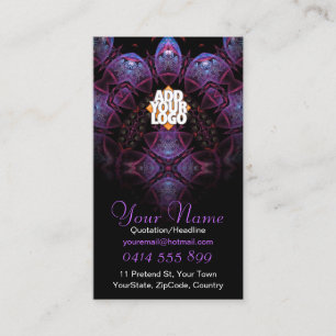Carte de visite fractal Purplezee v2