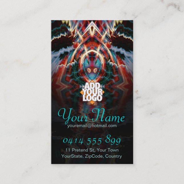 Carte de visite fractal TribalSheild (Devant)