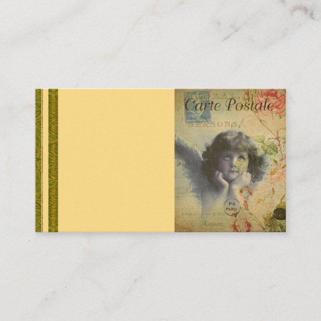 Carte de visite français de carte postale (Devant)