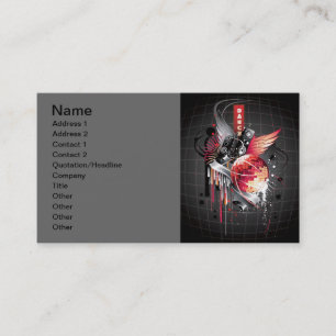 Carte De Visite Free Vector Musical Theme Tendance