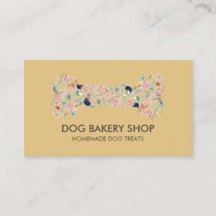 Carte De Visite Friandises pour chien maison Brun Jaune