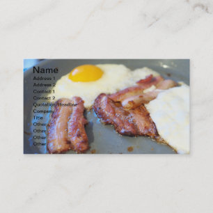Carte De Visite Fried eggs
