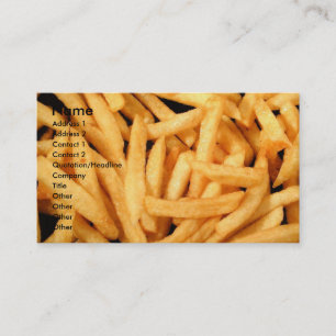 Carte De Visite Fries françaises