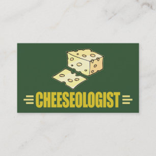Carte De Visite Fromage Drôle CHEESEOLOGIST Wisconsin