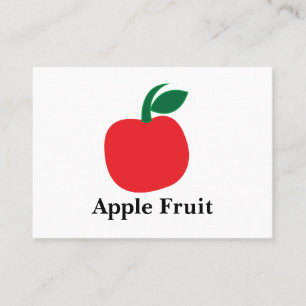 Carte De Visite Fruit à la pomme