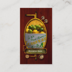 Carte De Visite Fruits - Citrons - Quand la vie vous donne des cit