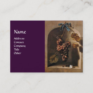 Carte De Visite FRUITS DE SAISON - PROSPÉRITÉ, vert jaune brun