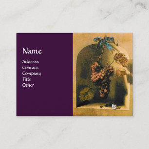 Carte De Visite FRUITS DE SAISON - PROSPÉRITÉ, vert jaune brun