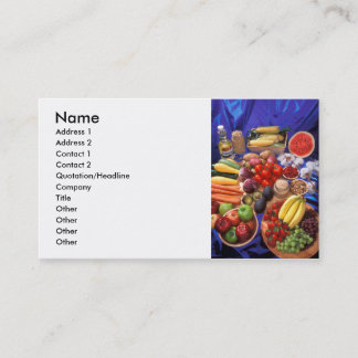 Carte De Visite Fruits et légumes