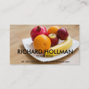 Carte De Visite Fruits mûrs