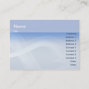 Carte De Visite Fumée - potelée