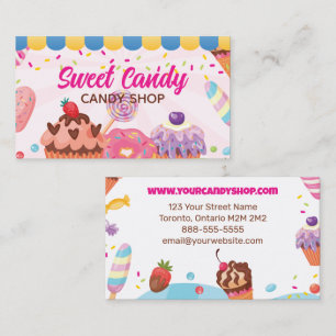 Carte de visite Fun Candy Shop