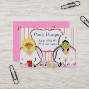 Carte De Visite Fun Salon de beauté Spa de santé