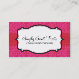 CARTE DE VISITE :: funky damask 5L