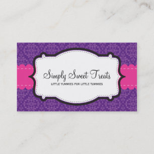 CARTE DE VISITE :: funky damask 8L