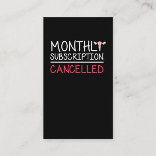 Carte De Visite Funny Hysterectomy Support Uterus Remoding