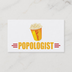Carte De Visite Funny Popcorn personnalisé