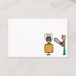 Carte De Visite Funny Scary Barber Sweeney Todd