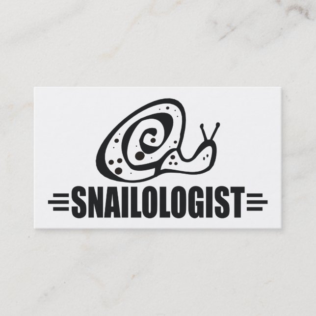 Carte De Visite Funny Snail (Devant)