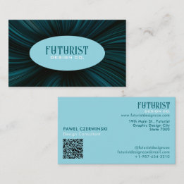 Carte de visite futuriste