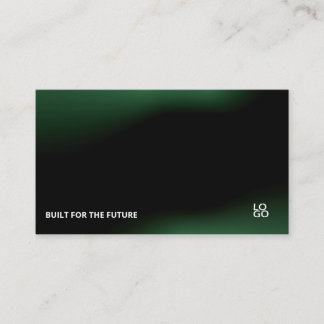 Carte De Visite Futuristic Dark Tech Startup Business Card