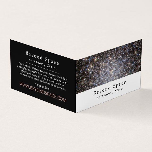 Carte De Visite Galaxie Sci-Fi, Astronome, Astronomie Store (Extérieur)