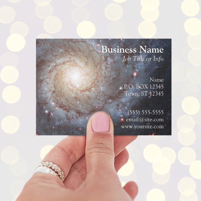Carte De Visite Galaxie spirale (Galactic Business Card)