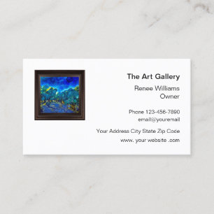 Carte De Visite Galerie d'art Magasin de détail
