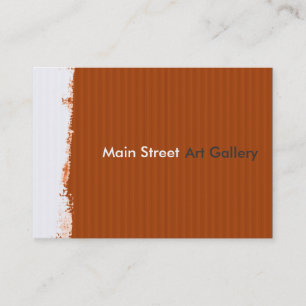 Carte De Visite Galerie Main Street Painterly Motif Abstrait