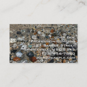 Carte De Visite Galets de granit dans le lac Tenaya à Yosemite