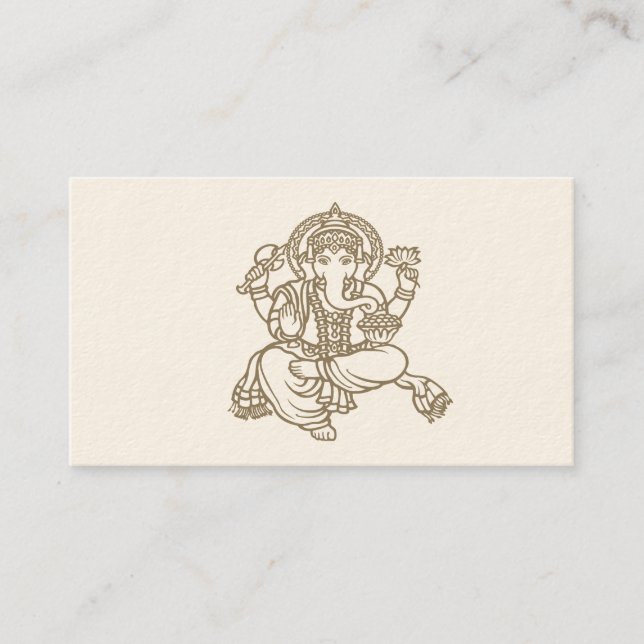 Carte de visite Ganesh (Devant)
