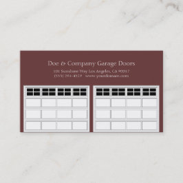 Carte De Visite Garage Door Company