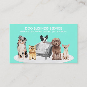 Carte De Visite Garde de chien à domicile pour animaux de compagni