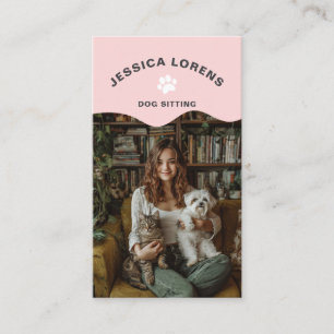 Carte De Visite Garde de chiens mignonne, Toiletteur pour animaux,