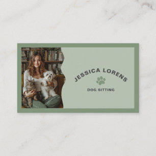 Carte De Visite Garde de chiens mignonne, Toiletteur pour animaux,