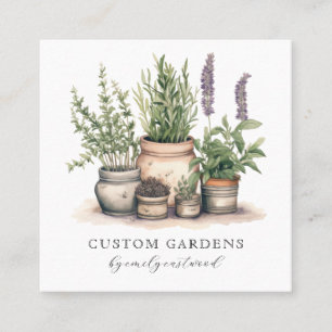 Carte de visite Gardener