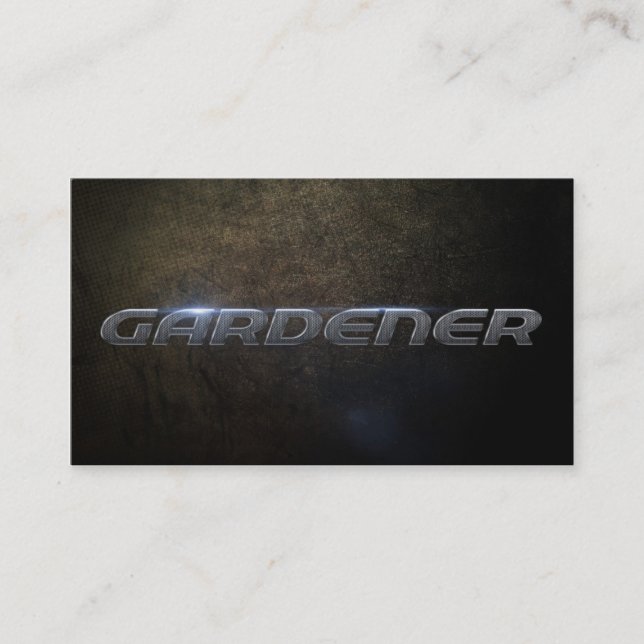 Carte De Visite Gardener business card (Devant)