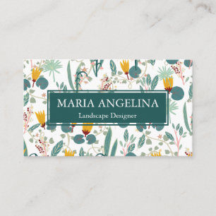 Carte De Visite Gardener Landscaping Gardening Plantes Cool modern