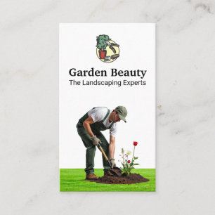 Carte De Visite Gardener   Outils de paysage