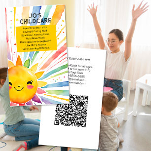 Carte De Visite garderie crèche assistante maternelle jardin d'enf