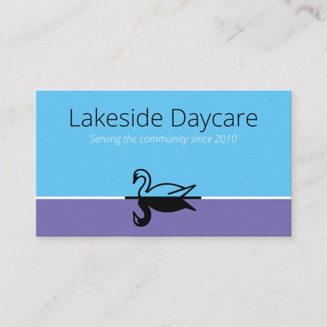 Carte De Visite Garderie Lakeside (Devant)