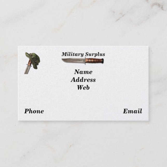 Carte De Visite Gardes forestières de marines de l'Armée de l'Air (Devant)