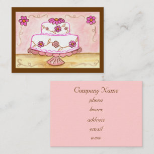 Carte de visite gâteau