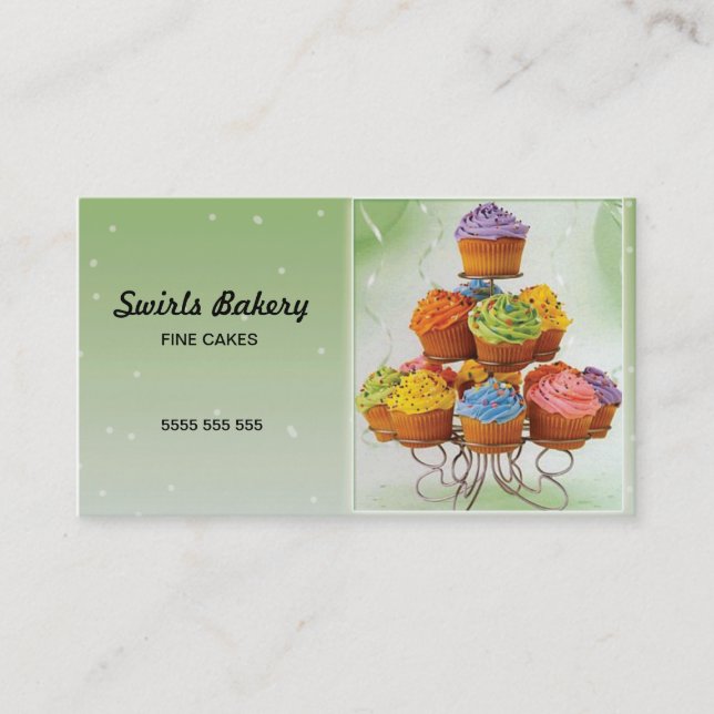 Carte De Visite Gâteau/boulangerie (Devant)